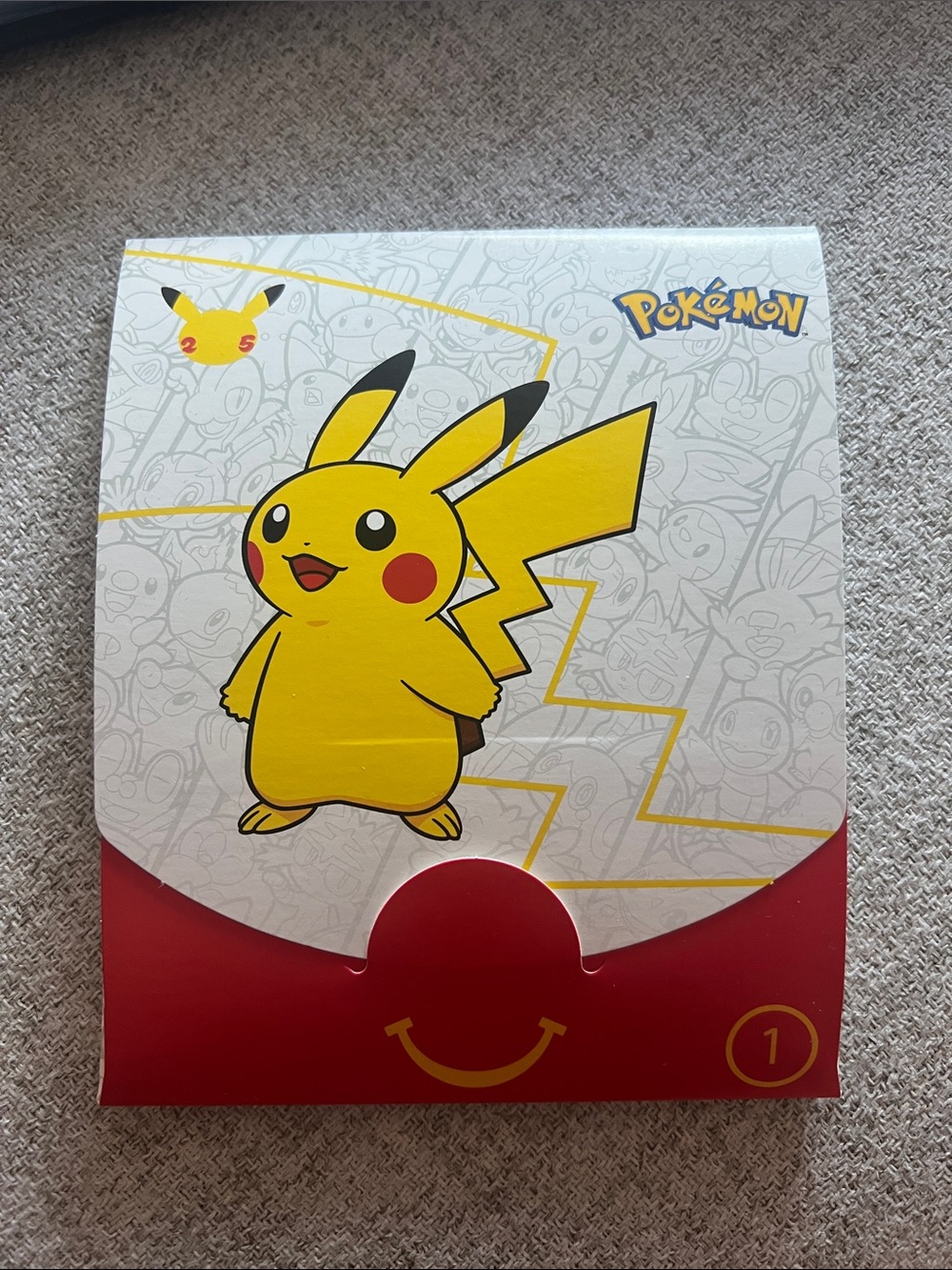 2021 McDonald's Pokémon 25th Anniversary booster pack